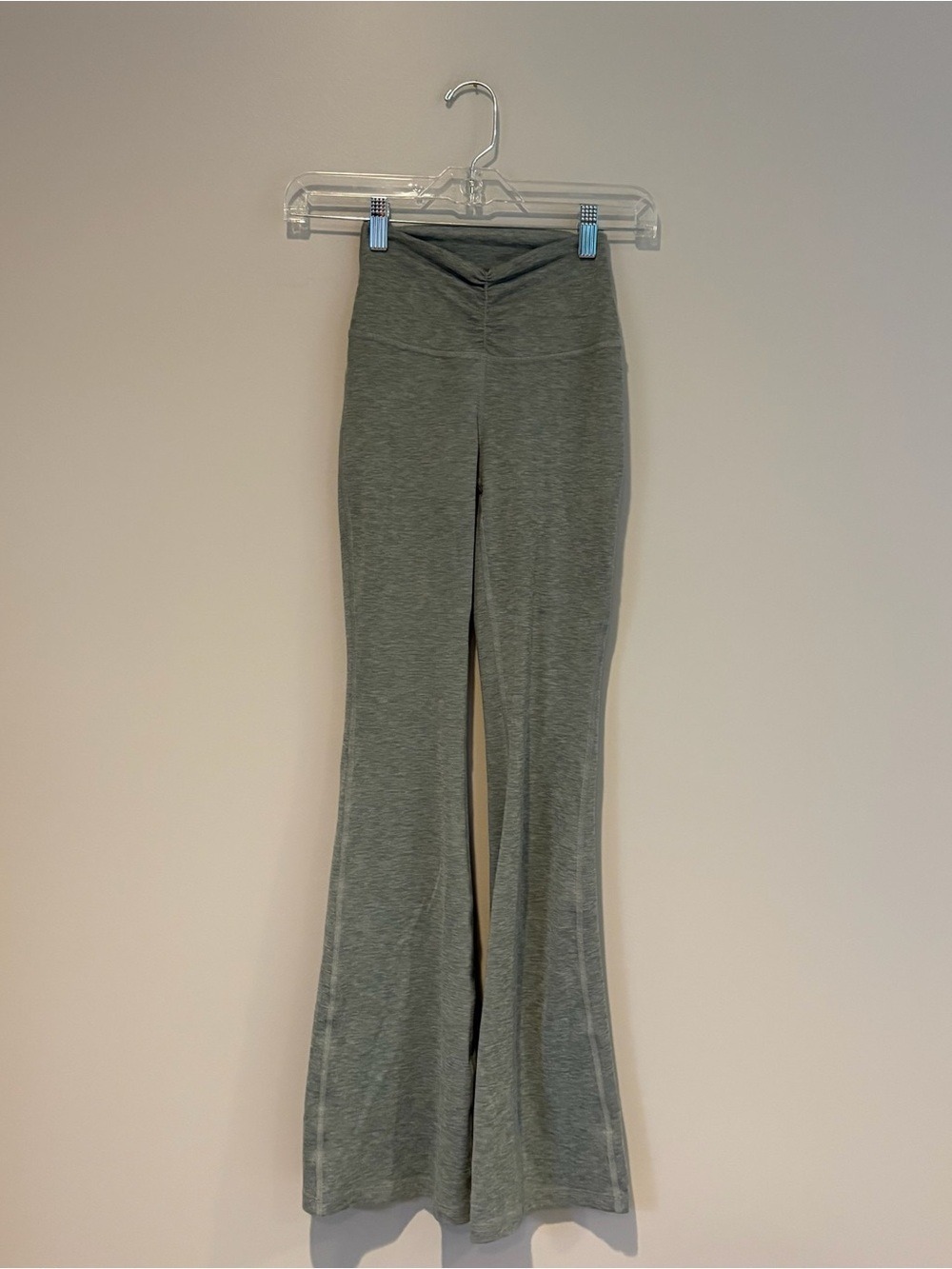 Abercrombie Gilly Hicks Gray Flare High Waist Leggings Size XXS